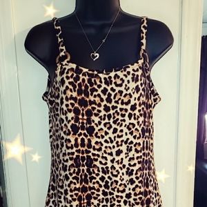 Cheetah print dress